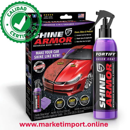 SHINE ARMOR - Spray De Cera Para Auto