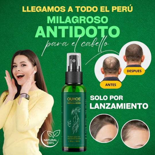 ELIXIR OUHOE™️ CAPILAR. - Dile adiós a los días de cabello opaco y sin vida.